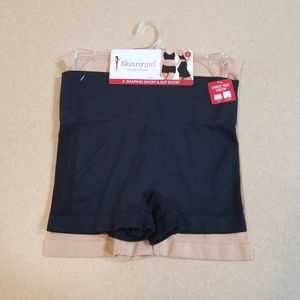SkinnyGirl 2pk Shaping Short/Slip Short Combo